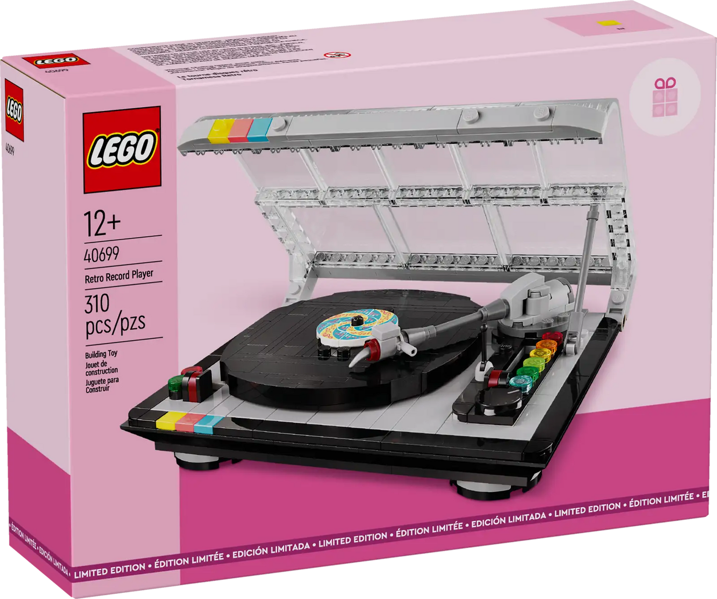 Lego 40699 Geschenk Retro-Plattenspieler
