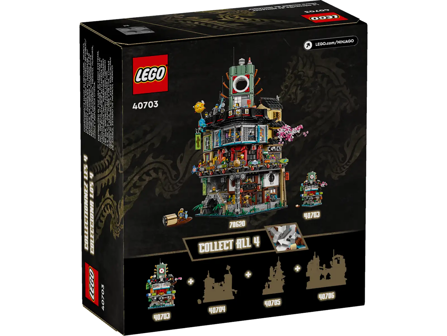 Lego 40703 Ninjago: Mikro-Modell von Ninjago City