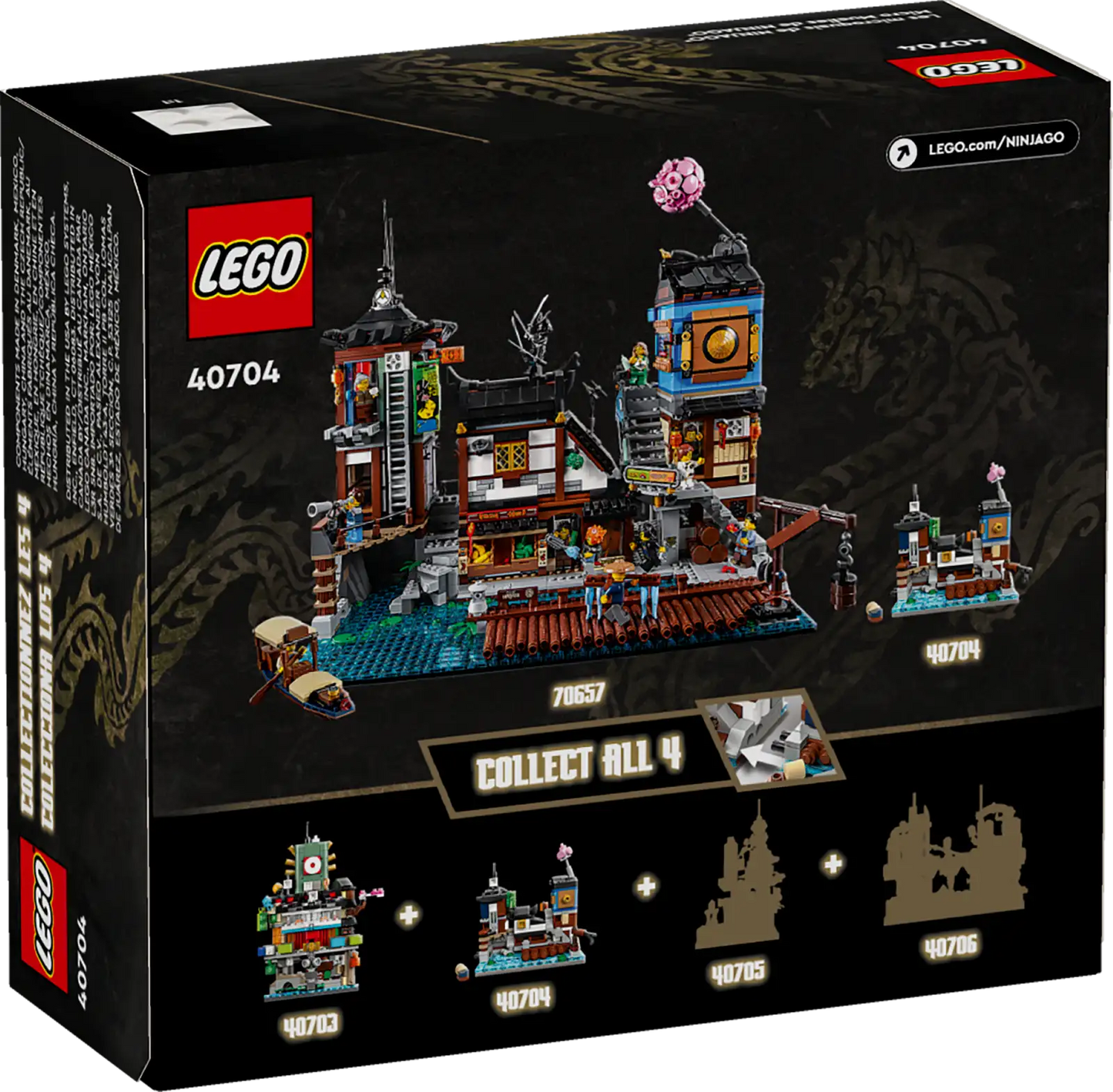 Lego 40704 Ninjago: Mikro-Modell des Ninjago Hafen