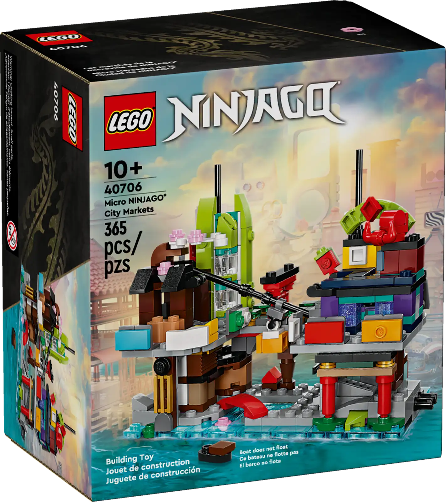 Lego 40706 Ninjago: Mikro-Modell der Märkte von NINJAGO® City