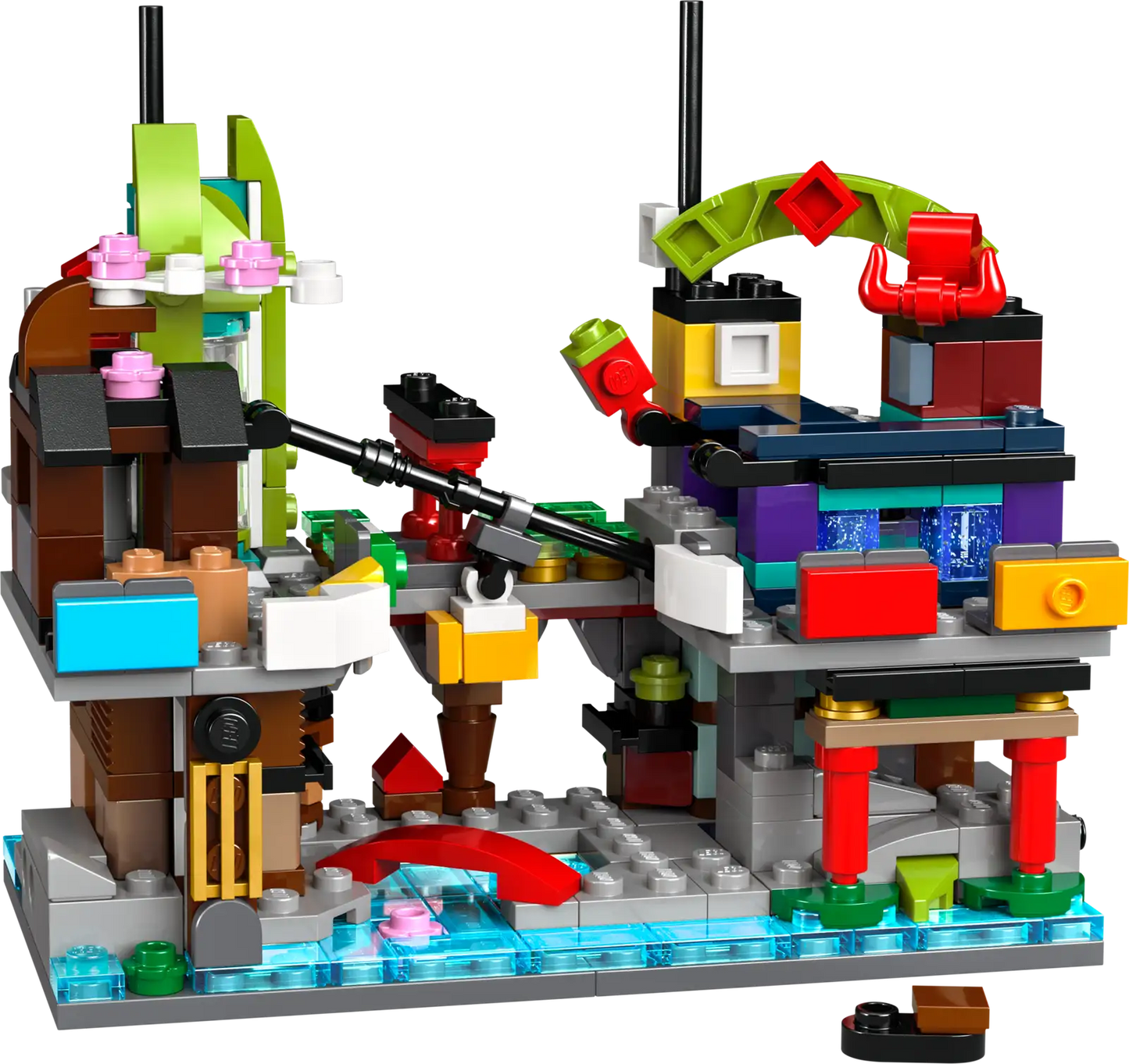 Lego 40706 Ninjago: Mikro-Modell der Märkte von NINJAGO® City