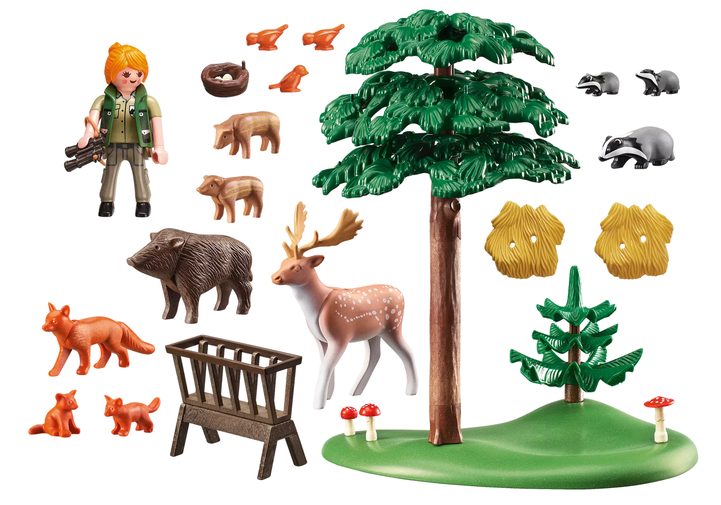 Playmobil 6815 Country Waldlichtung mit Tierfütterung