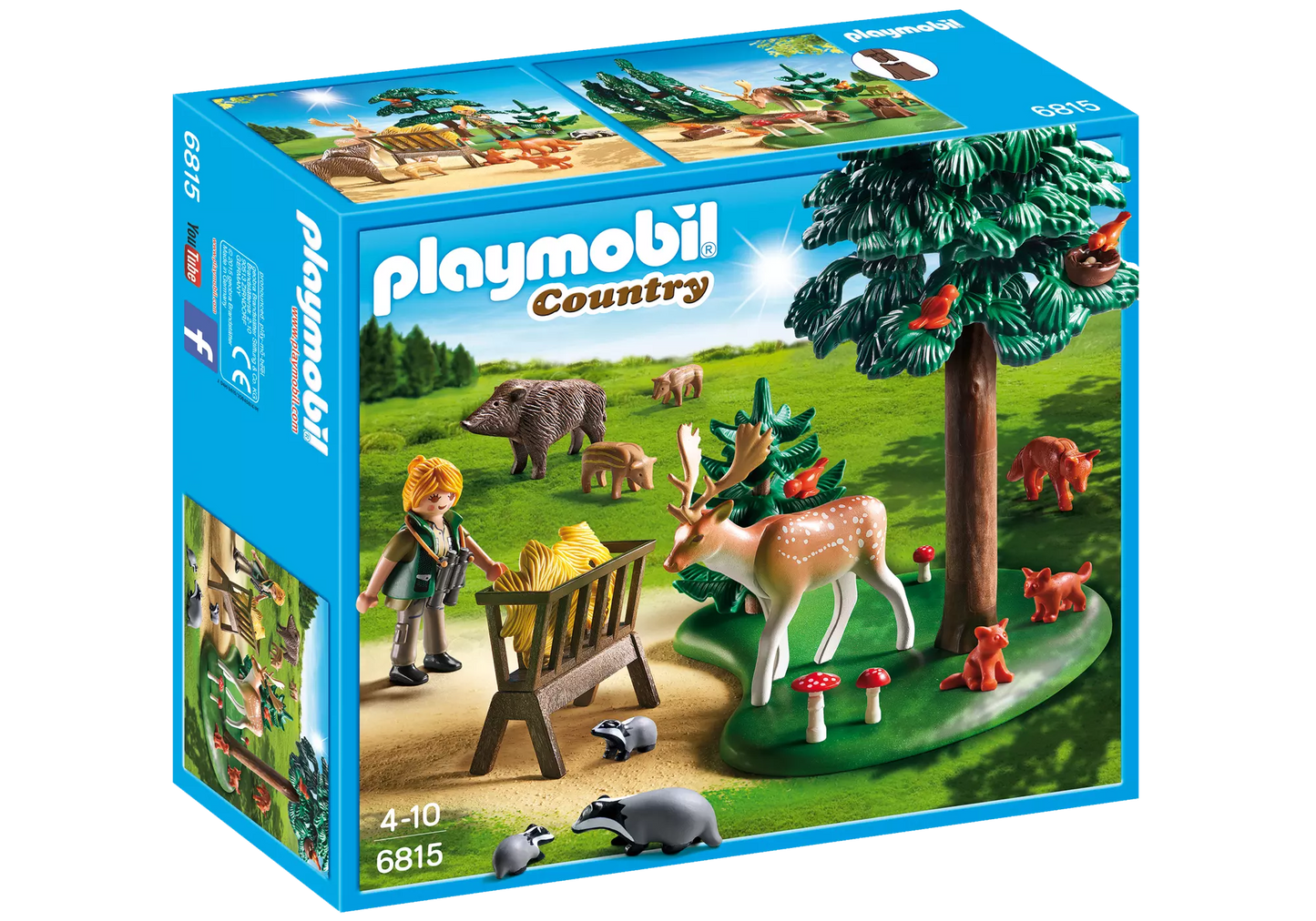 Playmobil 6815 Country Waldlichtung mit Tierfütterung