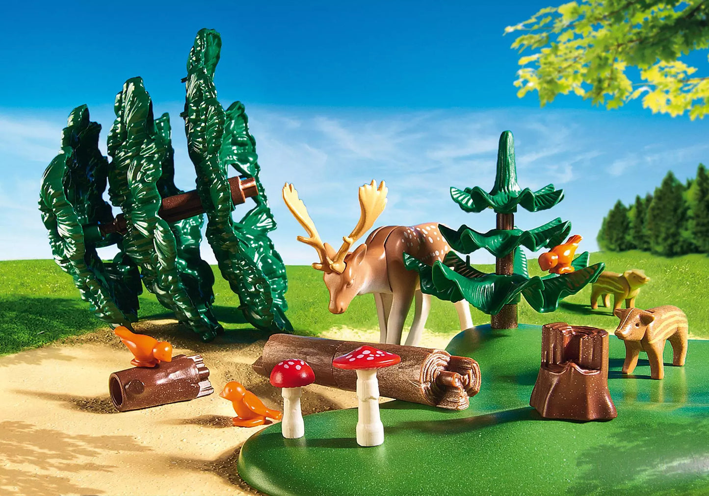 Playmobil 6815 Country Waldlichtung mit Tierfütterung