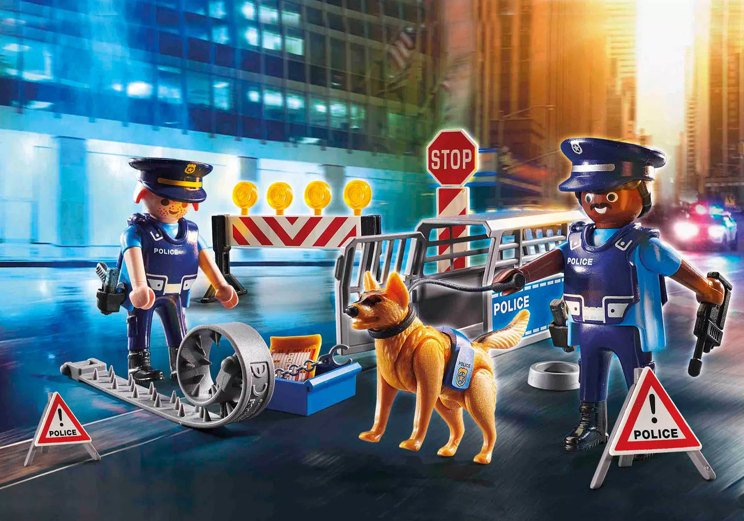 Playmobil 6878 City Action Polizei-Straßensperre