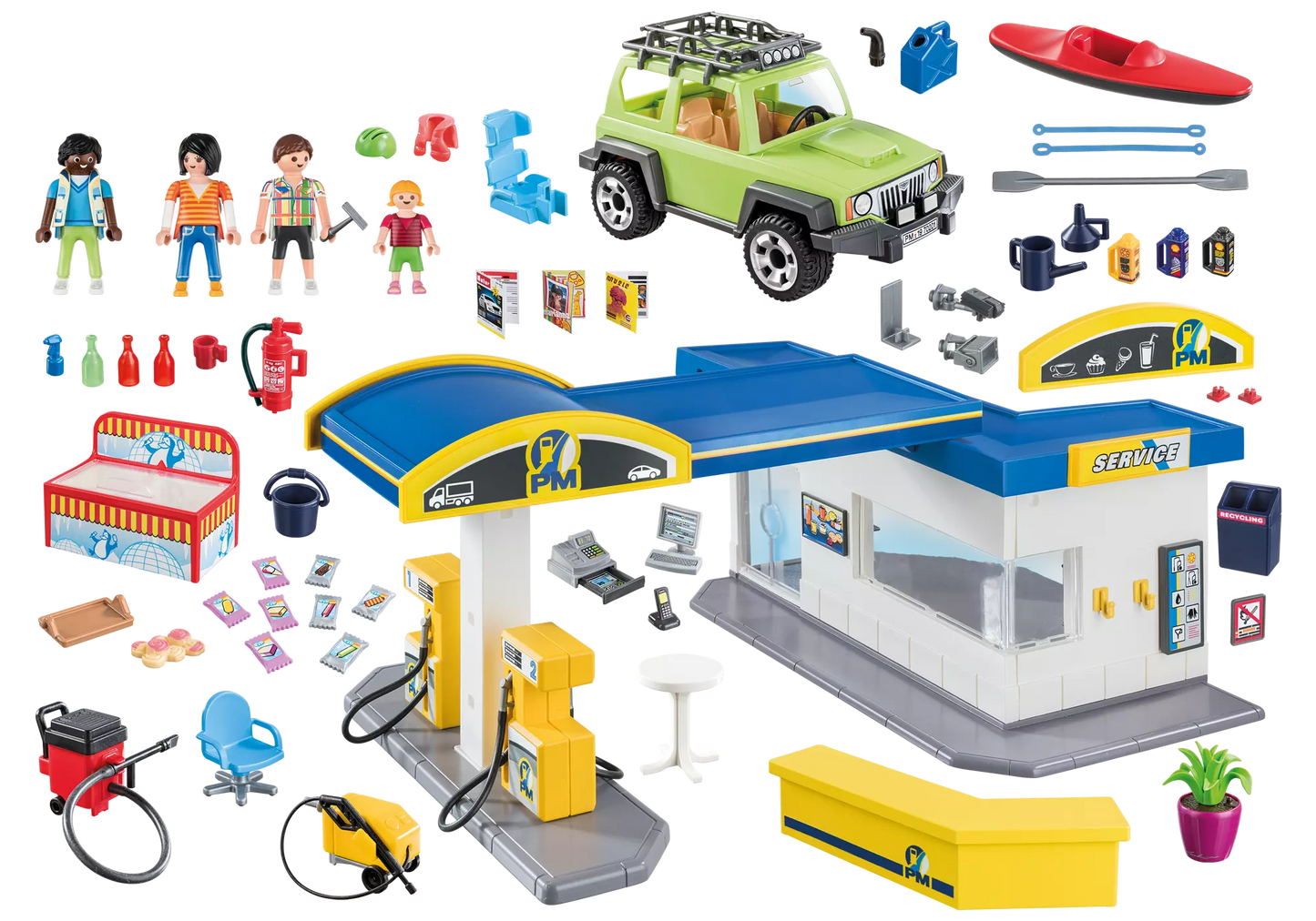 Playmobil 70201 City Life Große Tankstelle