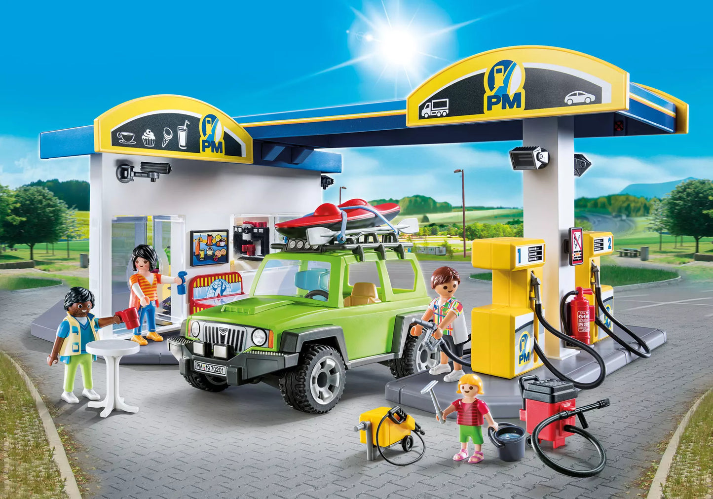 Playmobil 70201 City Life Große Tankstelle