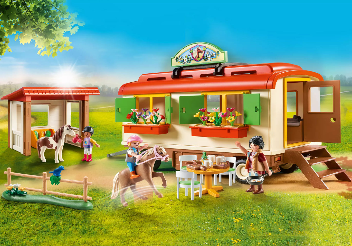 Playmobil 70510 Country Ponycamp-Übernachtungswagen