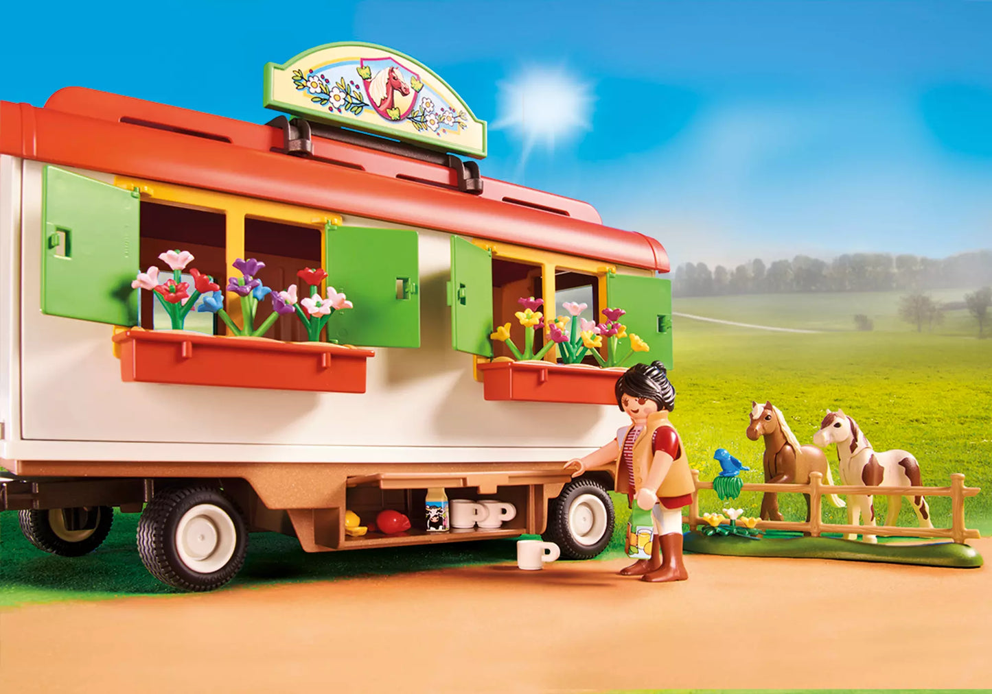 Playmobil 70510 Country Ponycamp-Übernachtungswagen