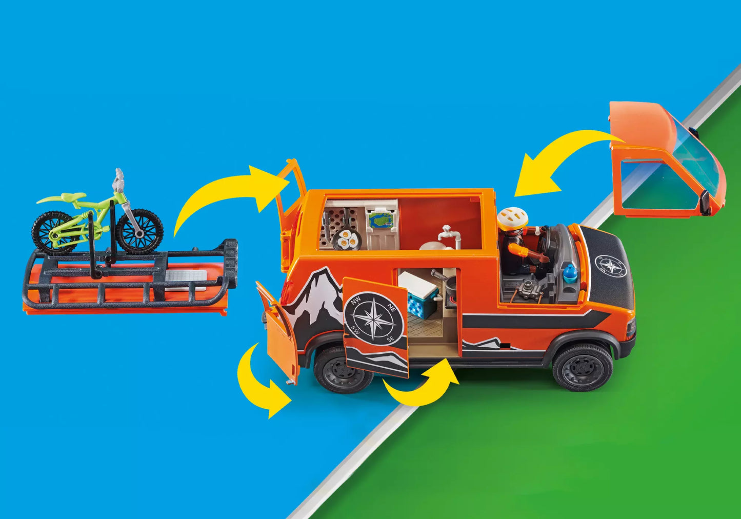Playmobil 70660 Off Road Action Adventure Van