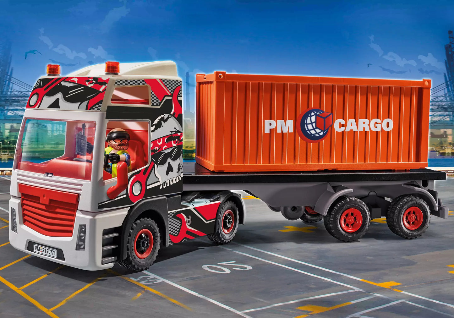 Playmobil 70771 City Action LKW mit Anhänger