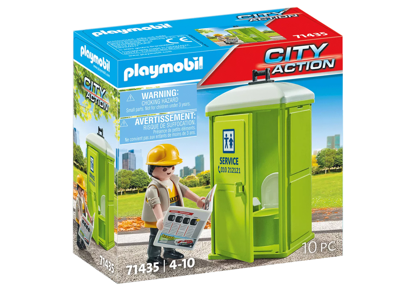 Playmobil 71435 City Action Mobile Toilette