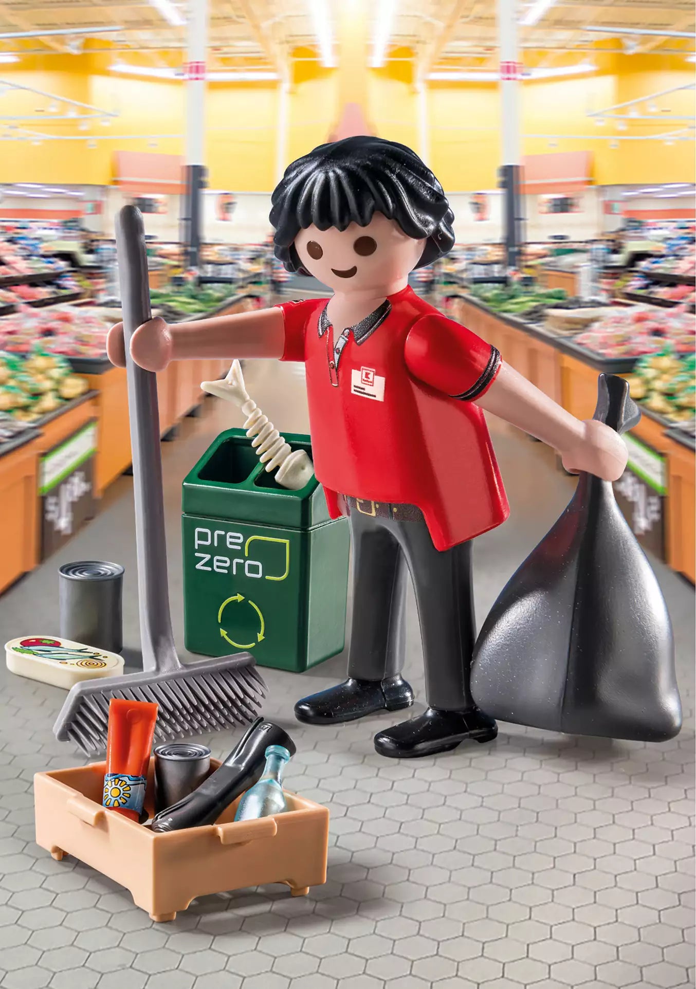 Playmobil 71554 Kaufland Müllmann