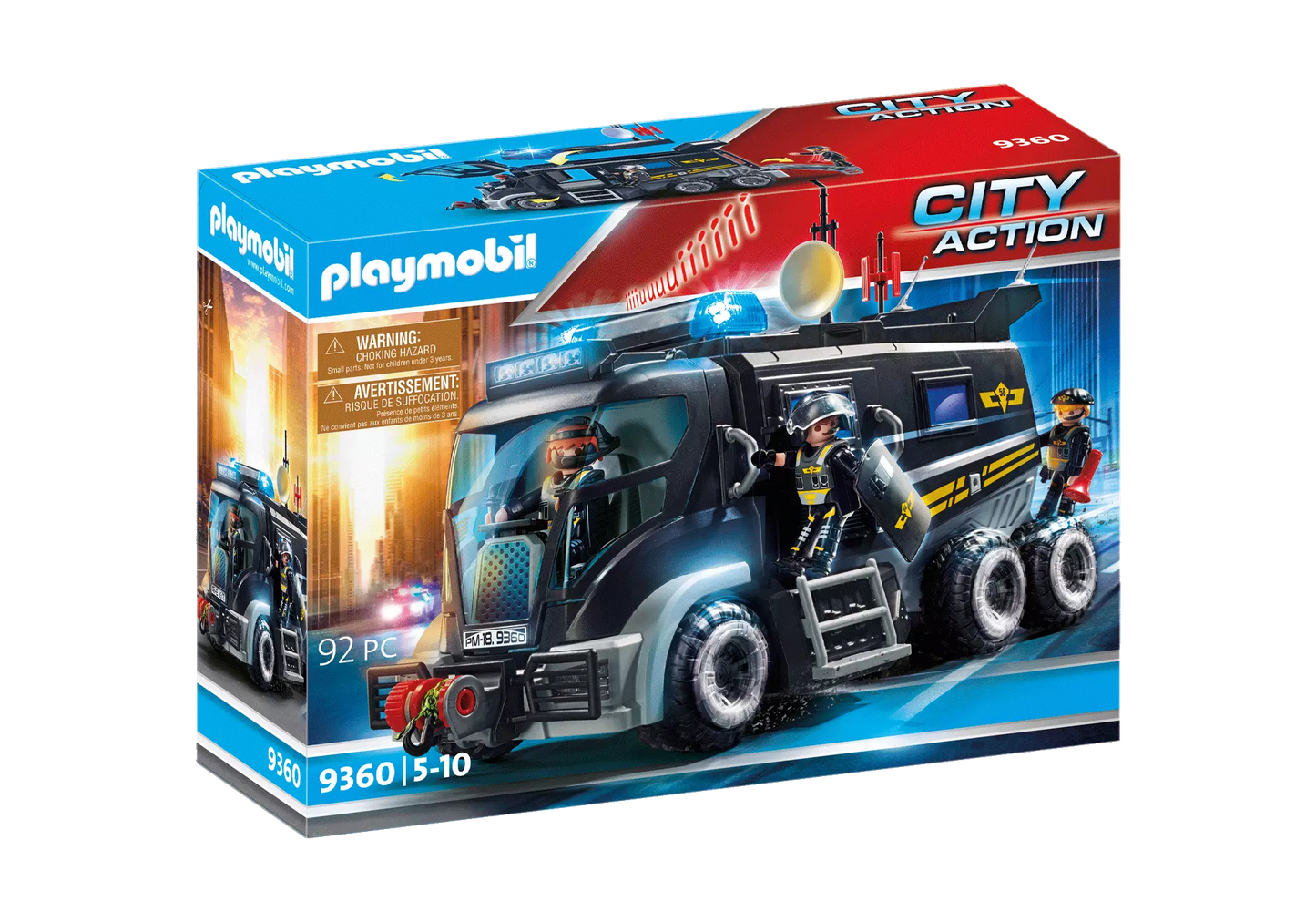 Playmobil 9360 City Action SEK-Truck mit Licht und Sound