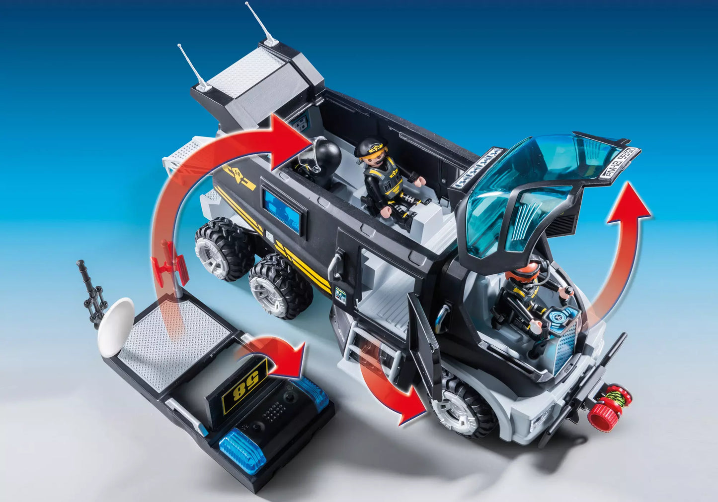 Playmobil 9360 City Action SEK-Truck mit Licht und Sound