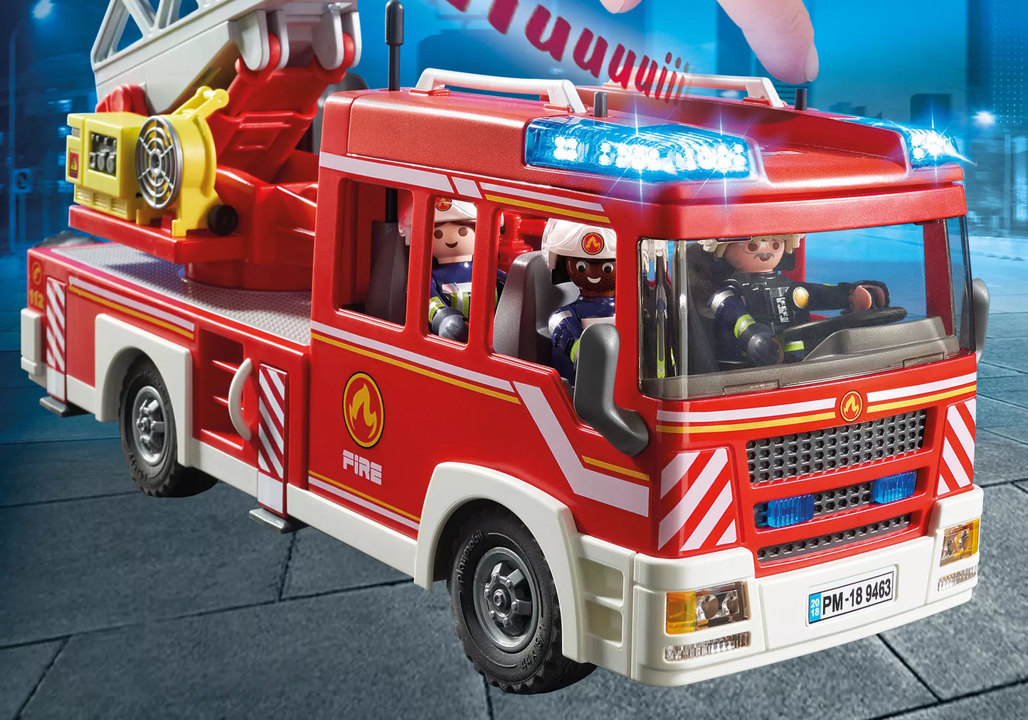 Playmobil 9463 City Action Feuerwehr-Leiterfahrzeug