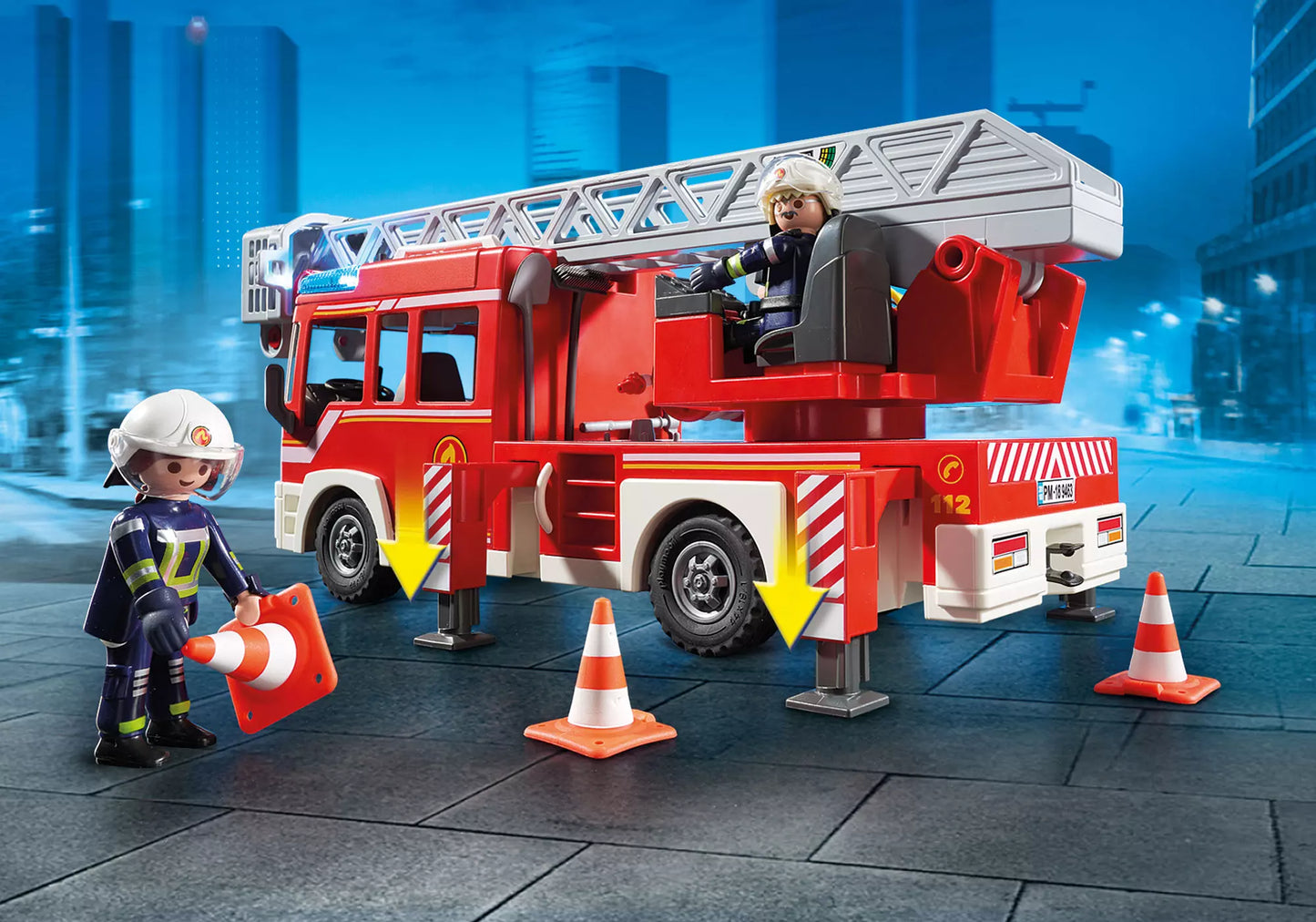 Playmobil 9463 City Action Feuerwehr-Leiterfahrzeug