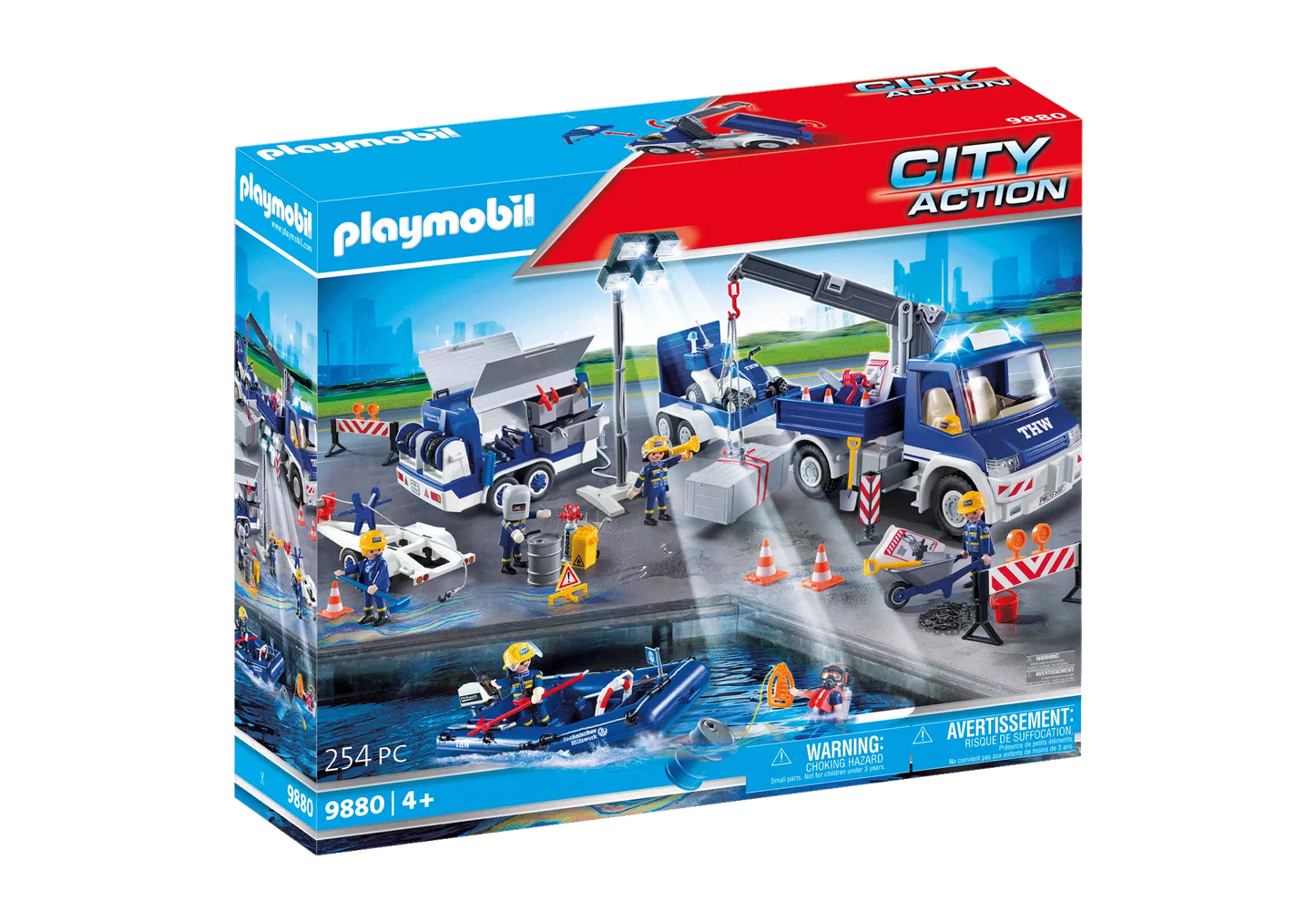 Playmobil 9880 City Action THW-Großeinsatz