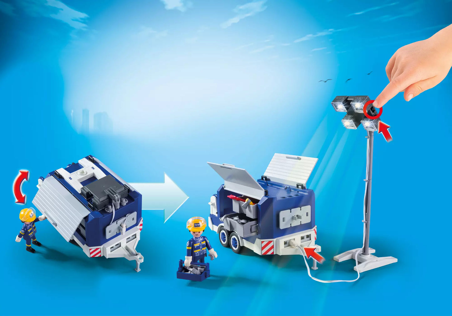 Playmobil 9880 City Action THW-Großeinsatz