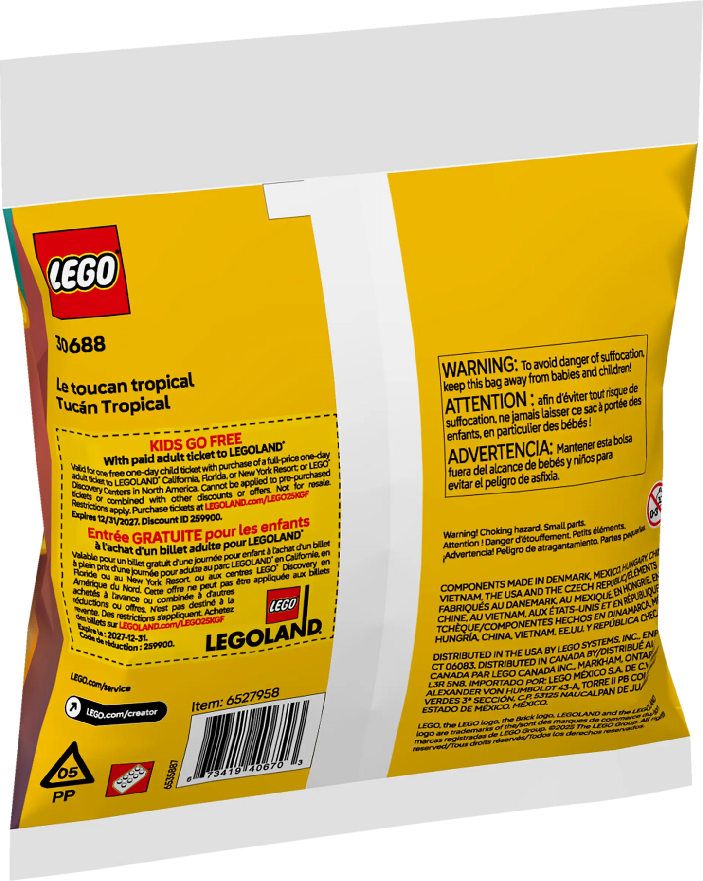 Lego 30688 Creator 3-in-1 Sets: Tropischer Tukan