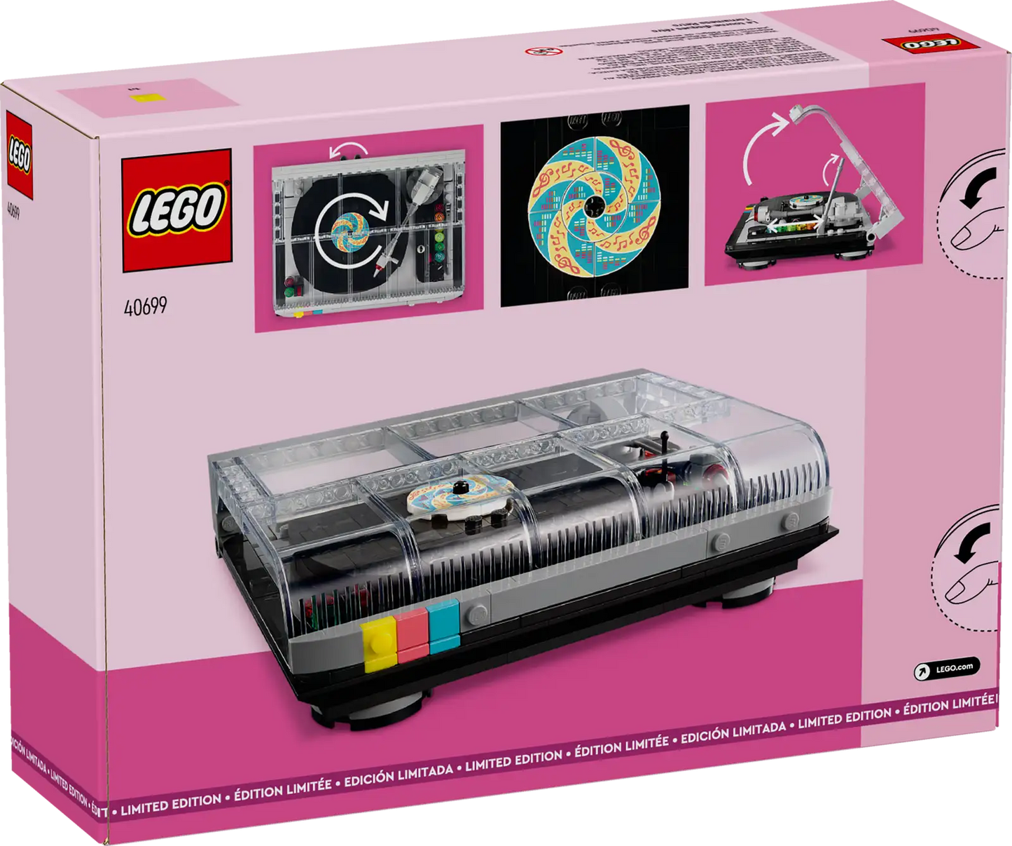 Lego 40699 Geschenk Retro-Plattenspieler