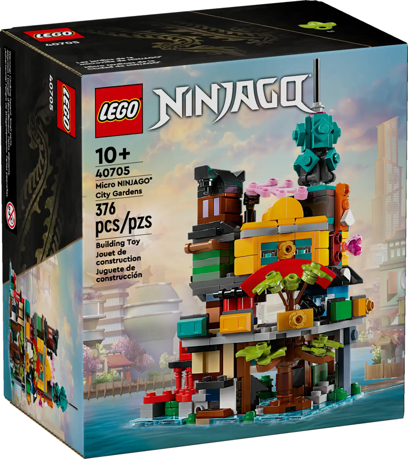 Lego 40705 Ninjago: Mikro-Modell der Gärten von Ninjago City