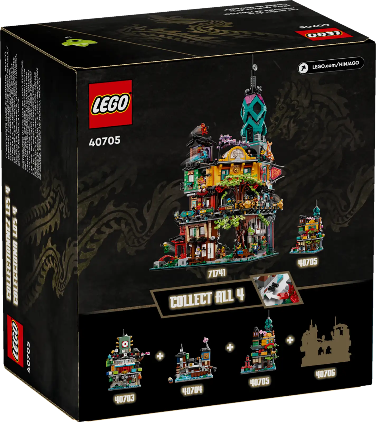 Lego 40705 Ninjago: Mikro-Modell der Gärten von Ninjago City
