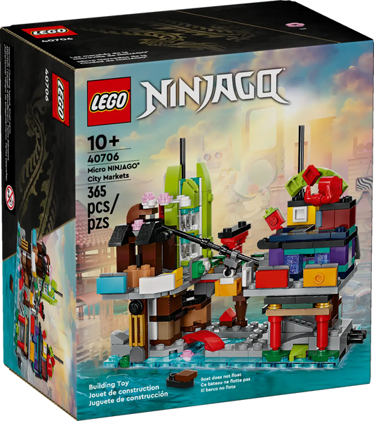 Lego 40706 Ninjago: Mikro-Modell der Märkte von NINJAGO® City