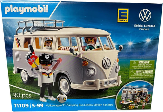 Playmobil 71709 Volkswagen T1 EDEKA Fan Camping Bus Fußball EM 2024