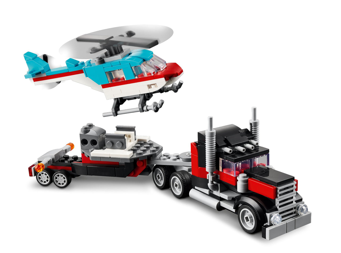 Lego 31146 Creator Tieflader mit Hubschrauber