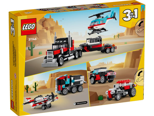 Lego 31146 Creator Tieflader mit Hubschrauber