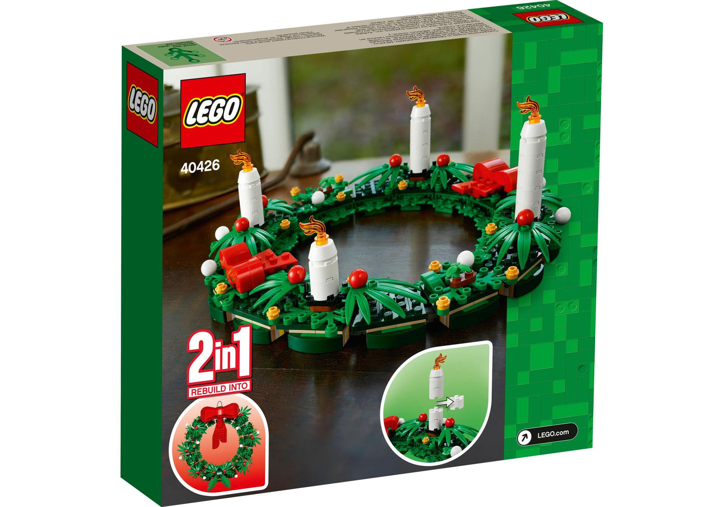 Lego 40426 2-in-1-Adventskranz