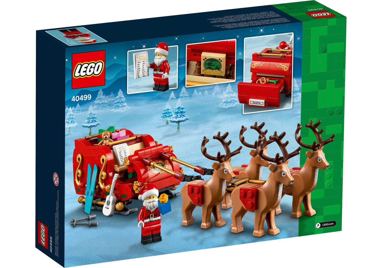 Lego 40499 Schlitten des Weihnachtsmanns