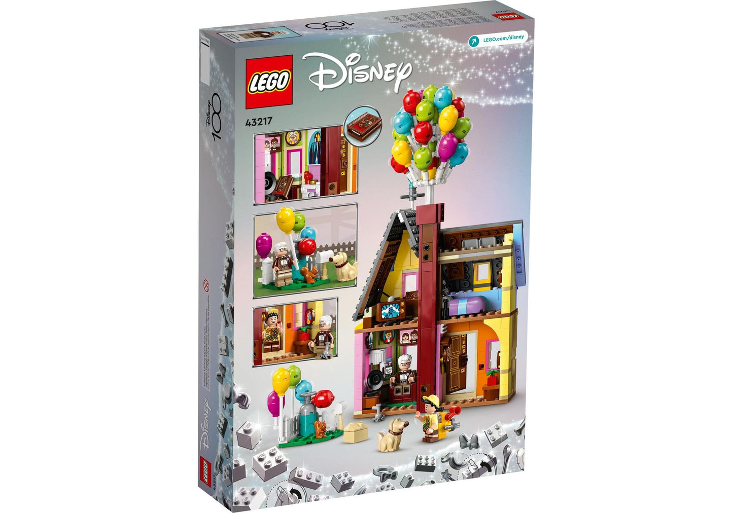 Lego 43217 Disney 100 Jahre: Carls Haus aus Oben