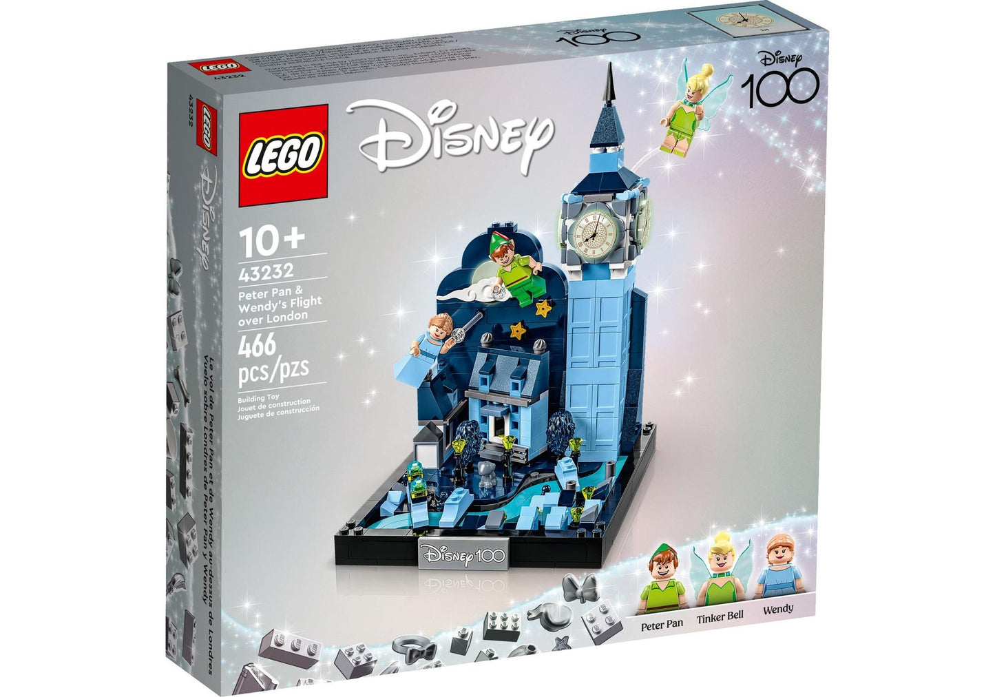 Lego 43232 Disney Peter Pan: Peter Pans & Wendys Flug über London