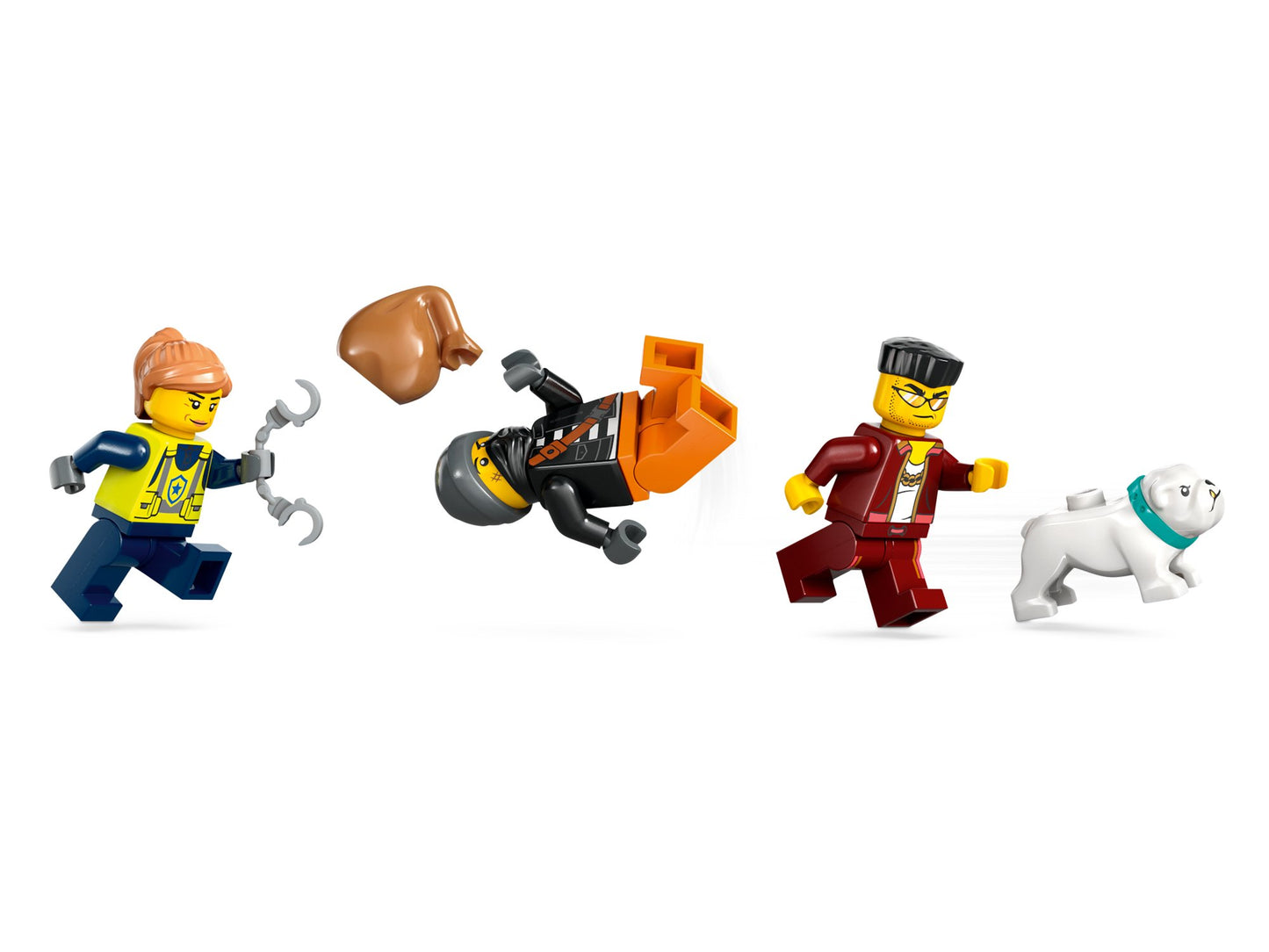 Lego 60417 City: Polizeischnellboot und Ganovenversteck