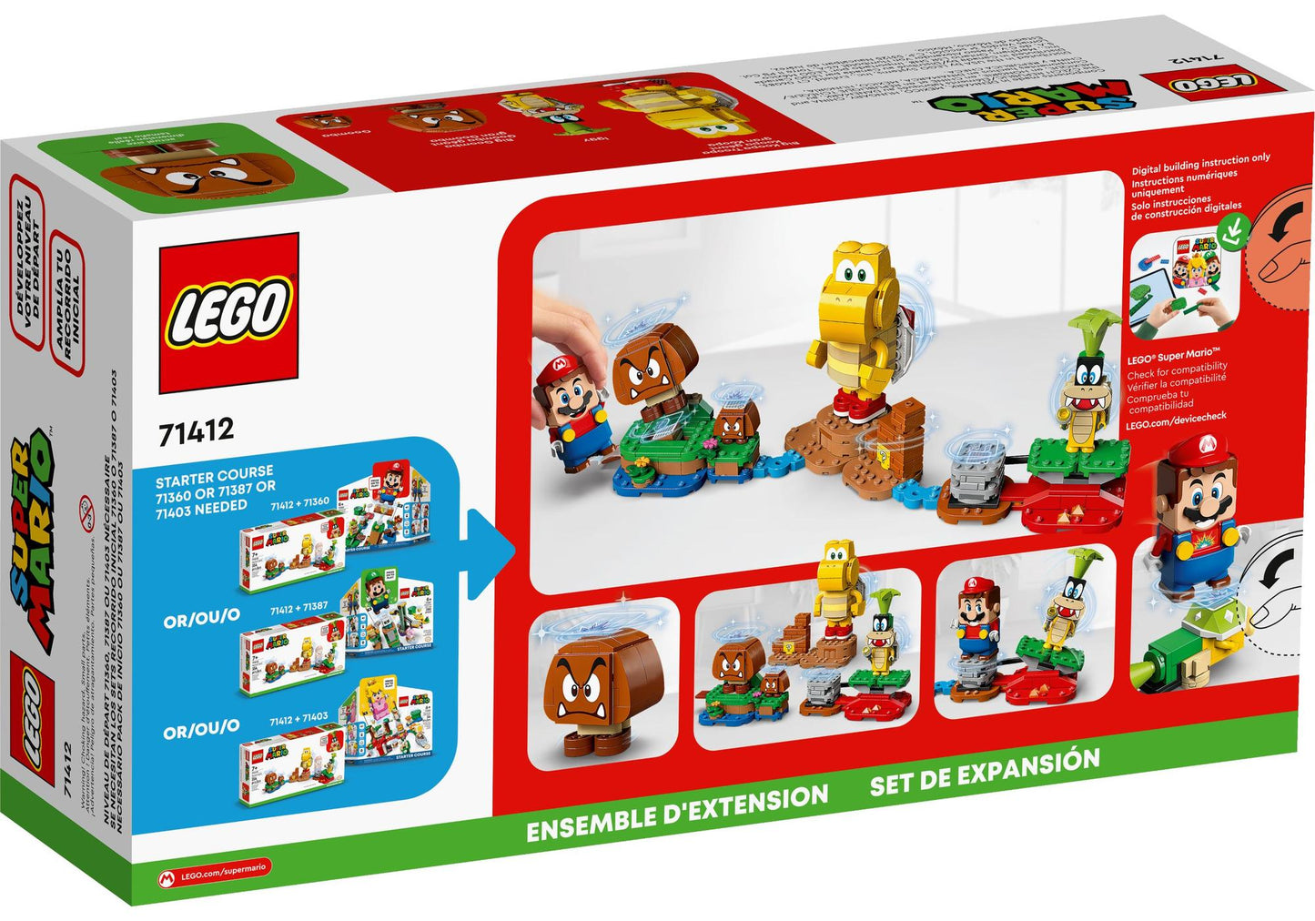 Lego 71412 Super Mario: Garstiges Maxi-Eiland - Erweiterungsset