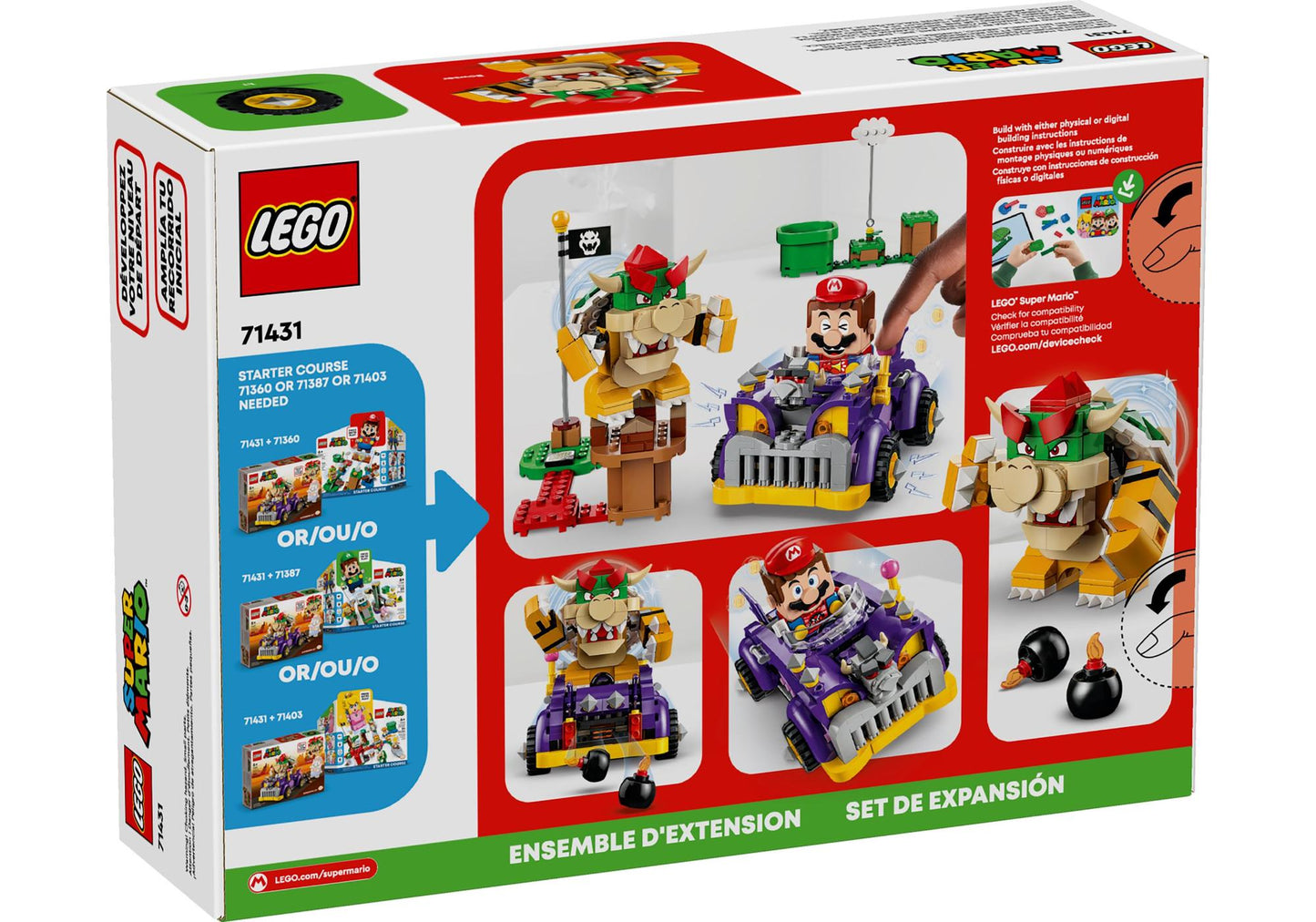 Lego 71431 Super Mario: Bowsers Monsterkarre - Erweiterungsset