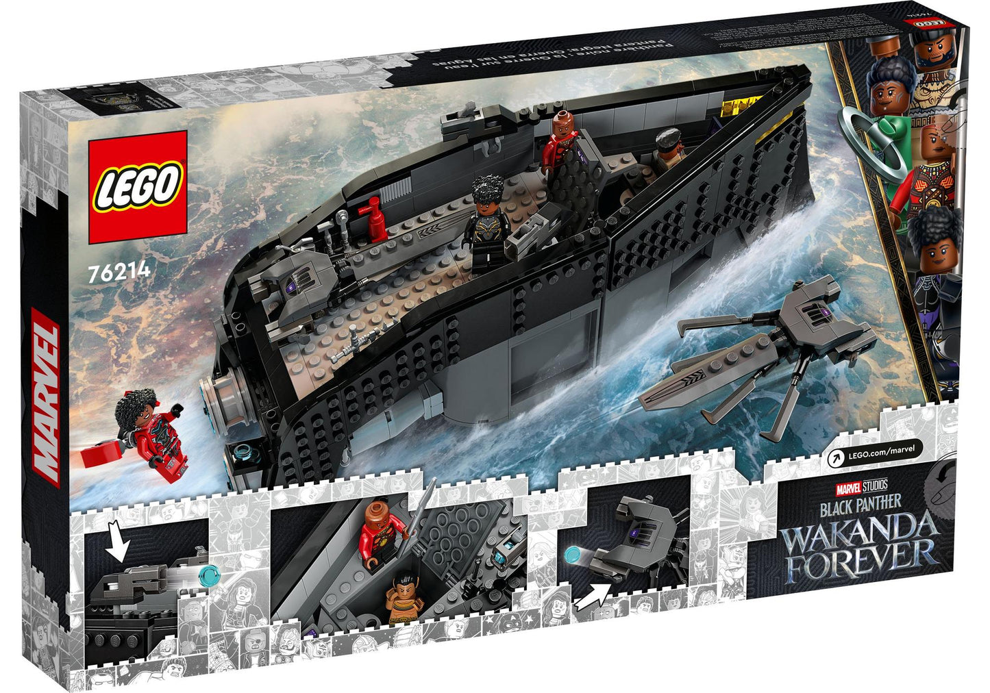 Lego 76214 Black Panther: Duell auf dem Wasser