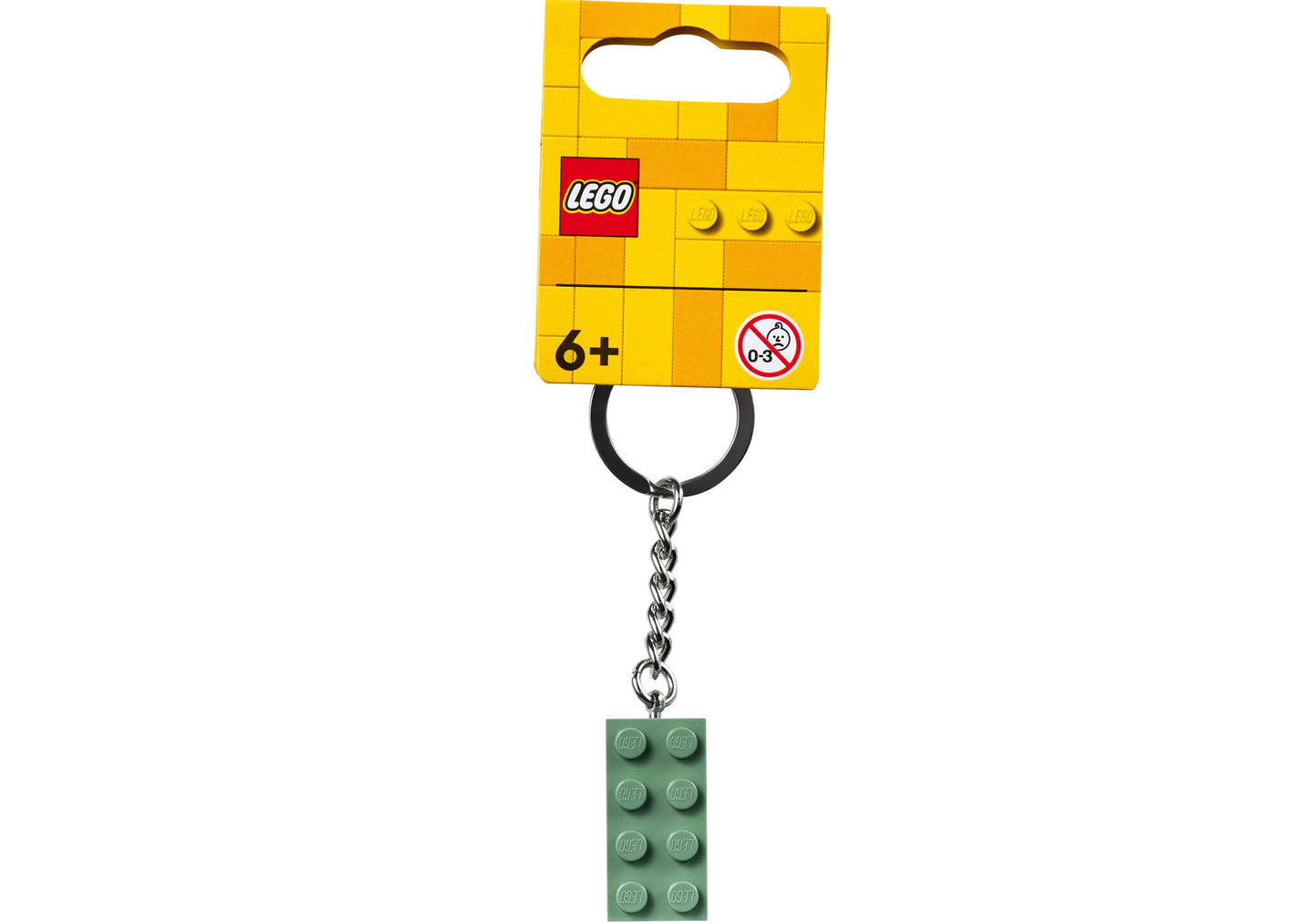 Lego 854159 Schlüsselanhänger 2x4 Stein Sandgrün