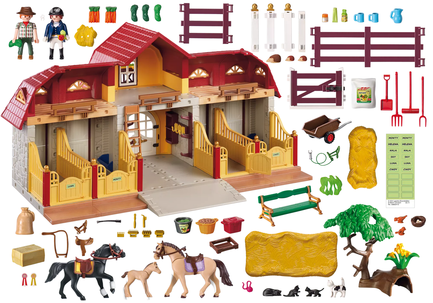 Playmobil 5221 Country Großer Reiterhof mit Paddocks