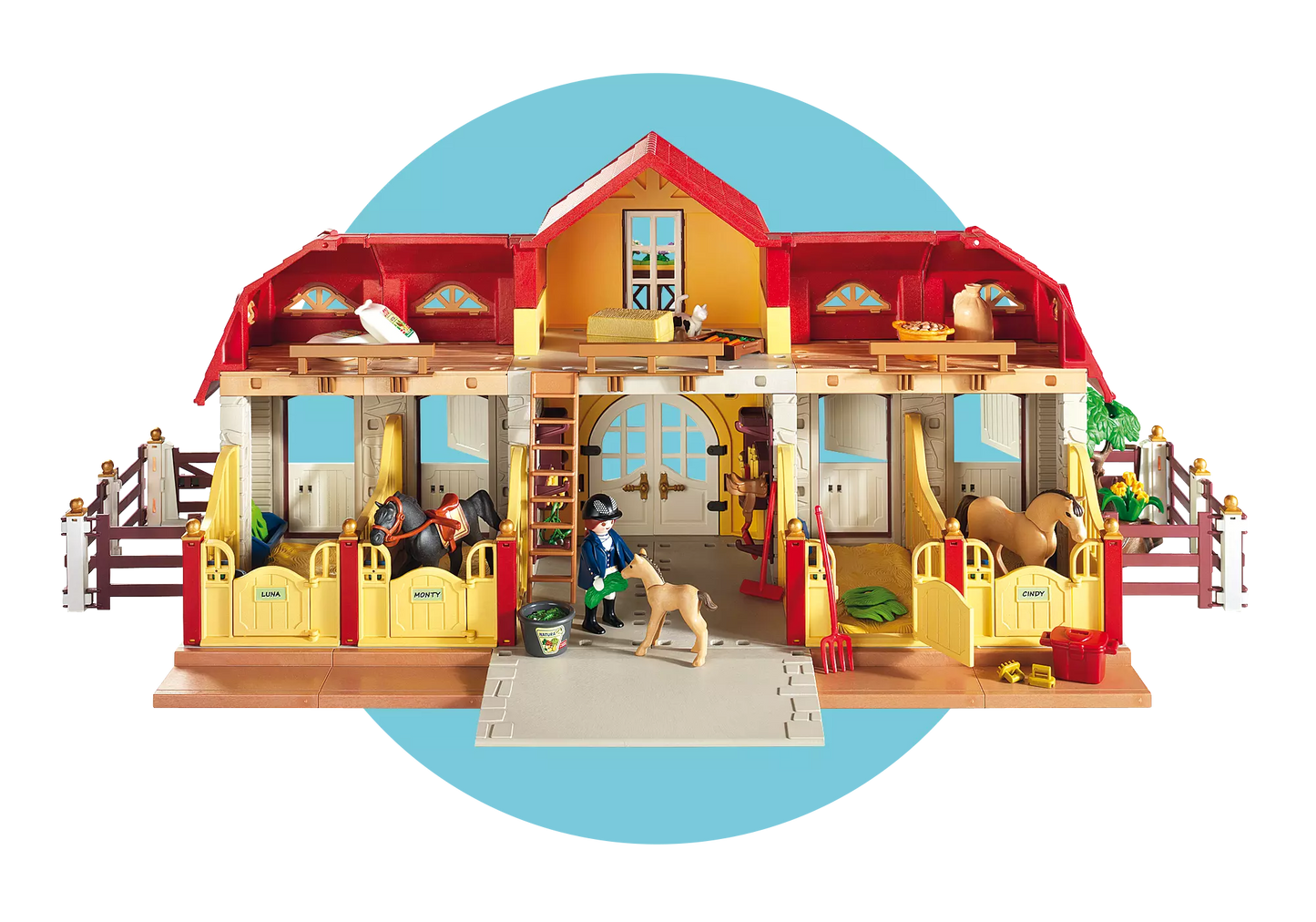 Playmobil 5221 Country Großer Reiterhof mit Paddocks