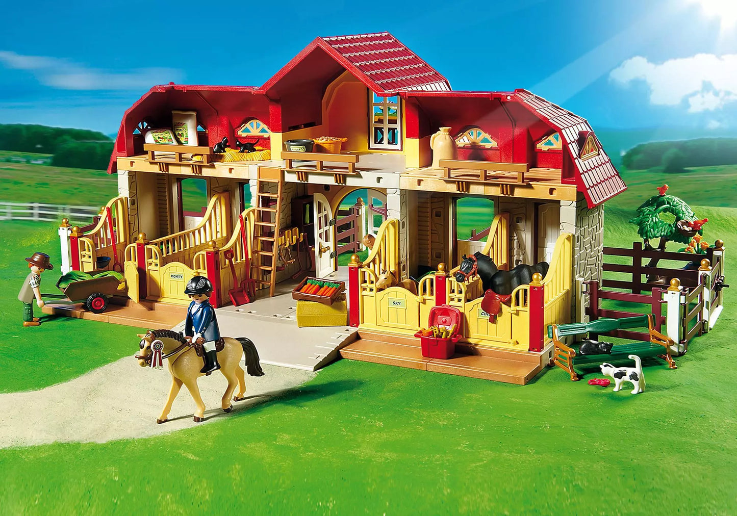 Playmobil 5221 Country Großer Reiterhof mit Paddocks