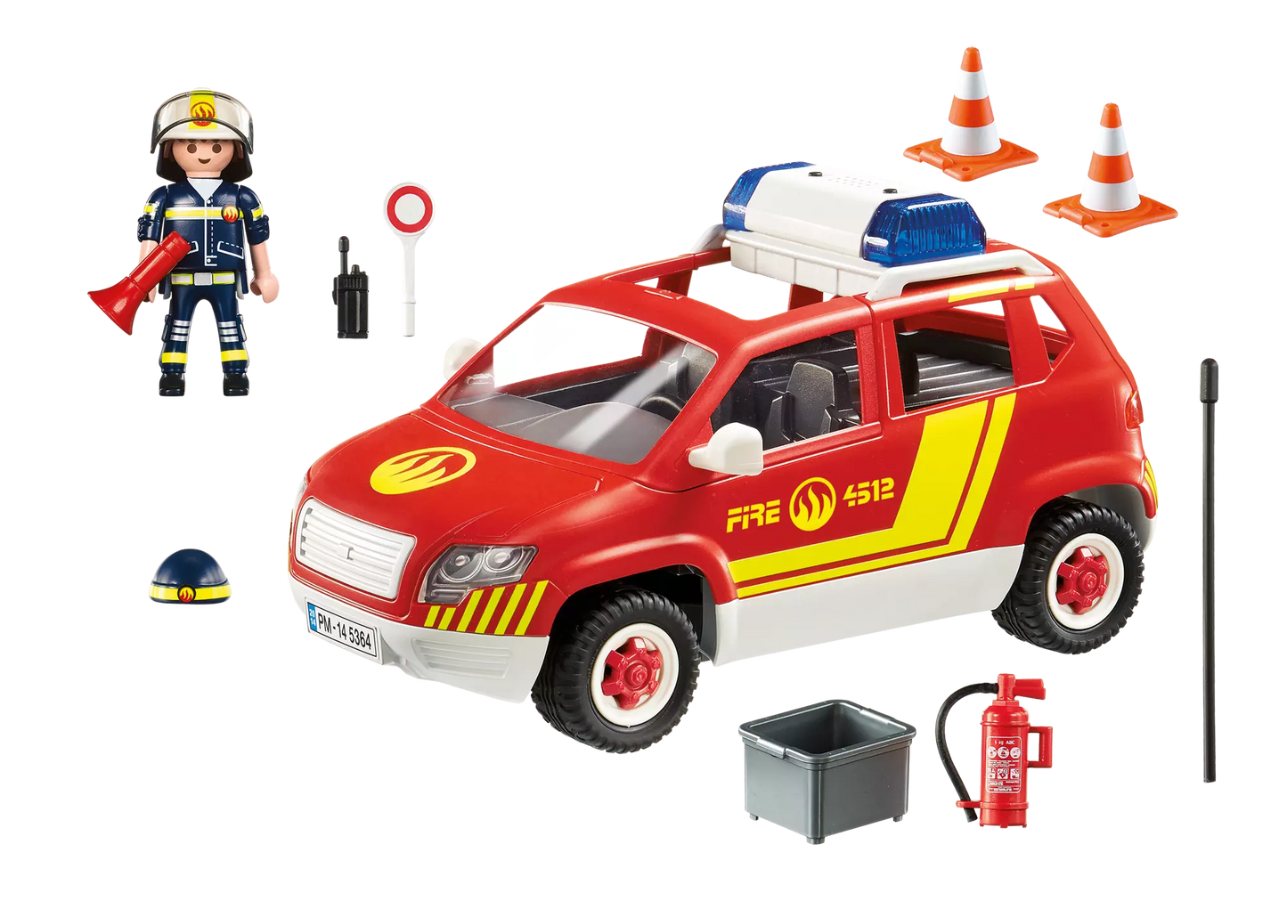 Playmobil 5364 City Action Brandmeisterfahrzeug mit Licht und Sound