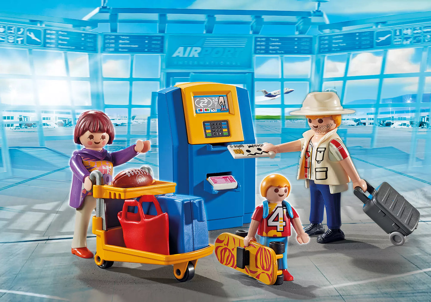 Playmobil 5399 City Action Familie beim Check-in