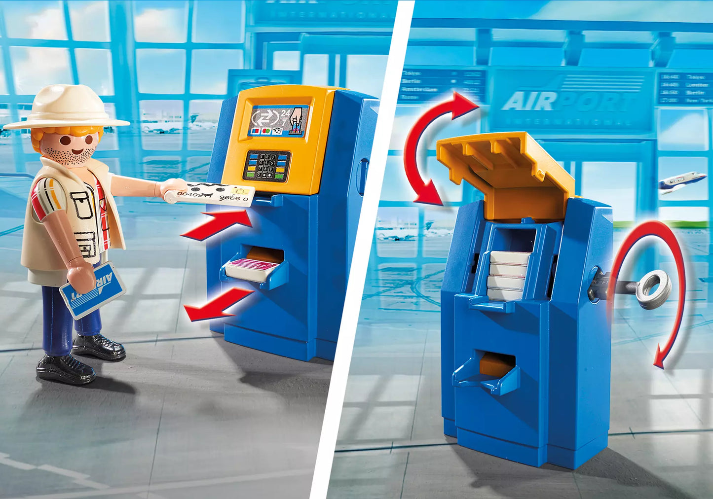 Playmobil 5399 City Action Familie beim Check-in