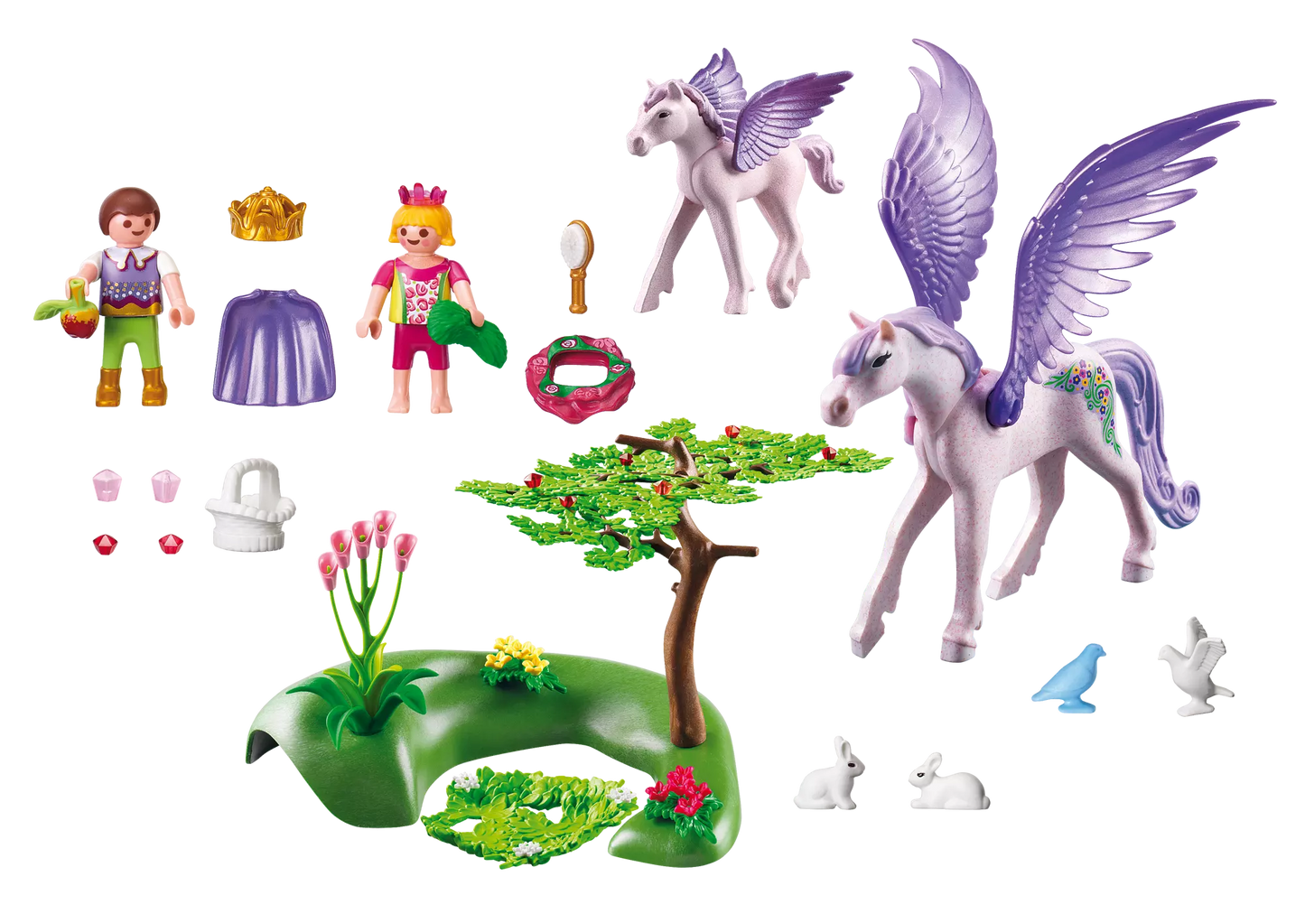 Playmobil 5478 Princess Königskinder beim Baby-Pegasus