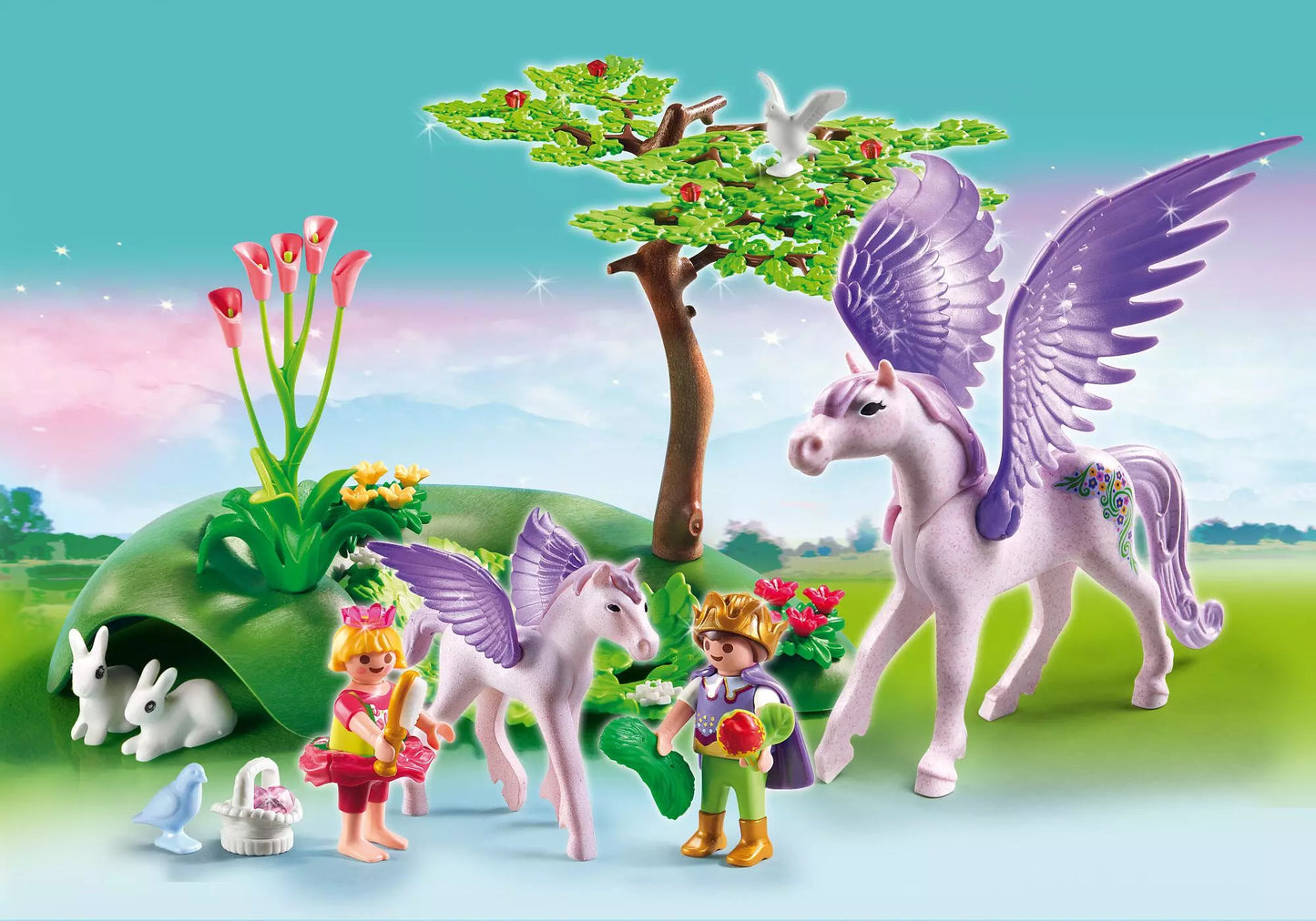 Playmobil 5478 Princess Königskinder beim Baby-Pegasus