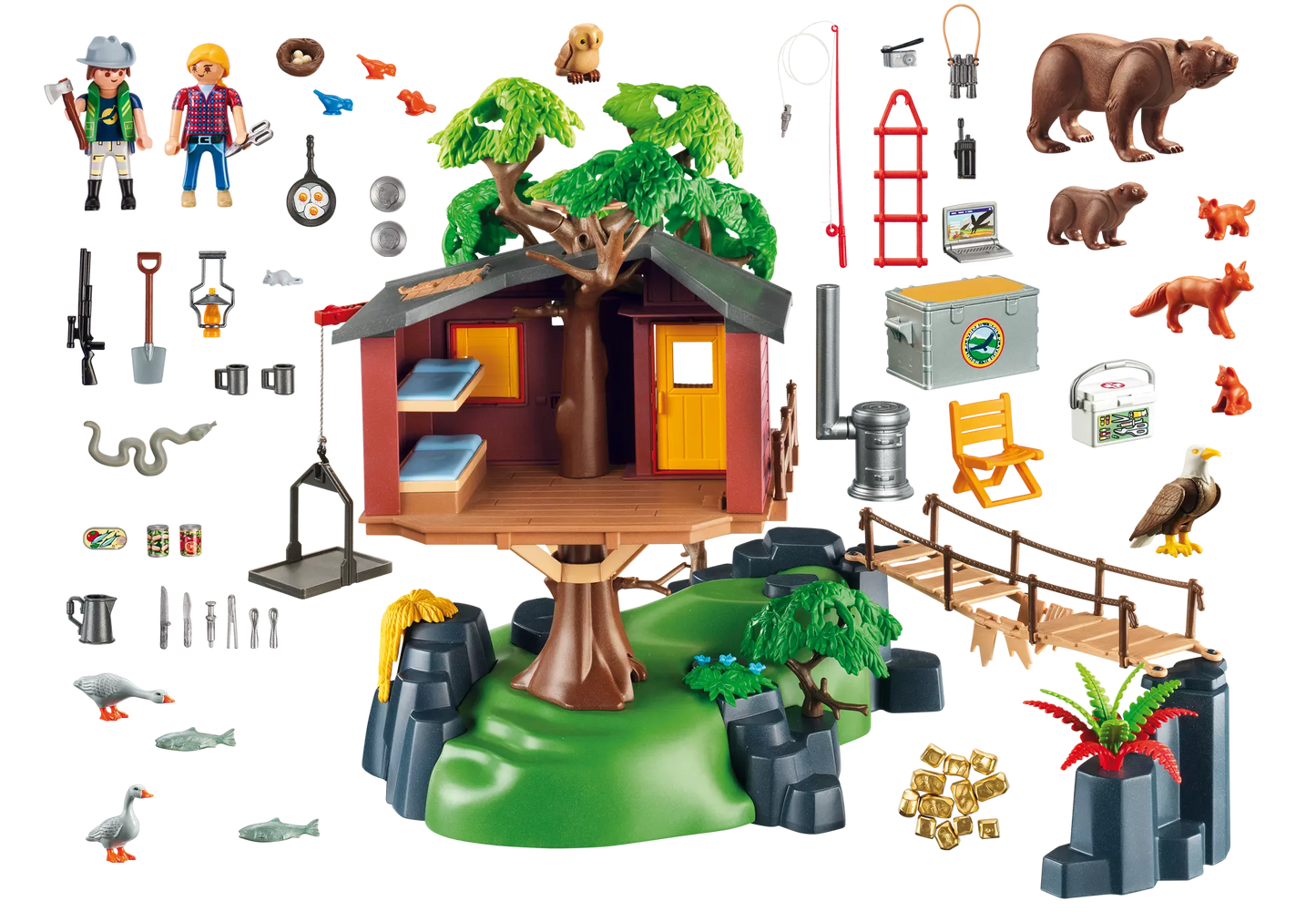 Playmobil 5557 Wild Life Abenteuer Baumhaus