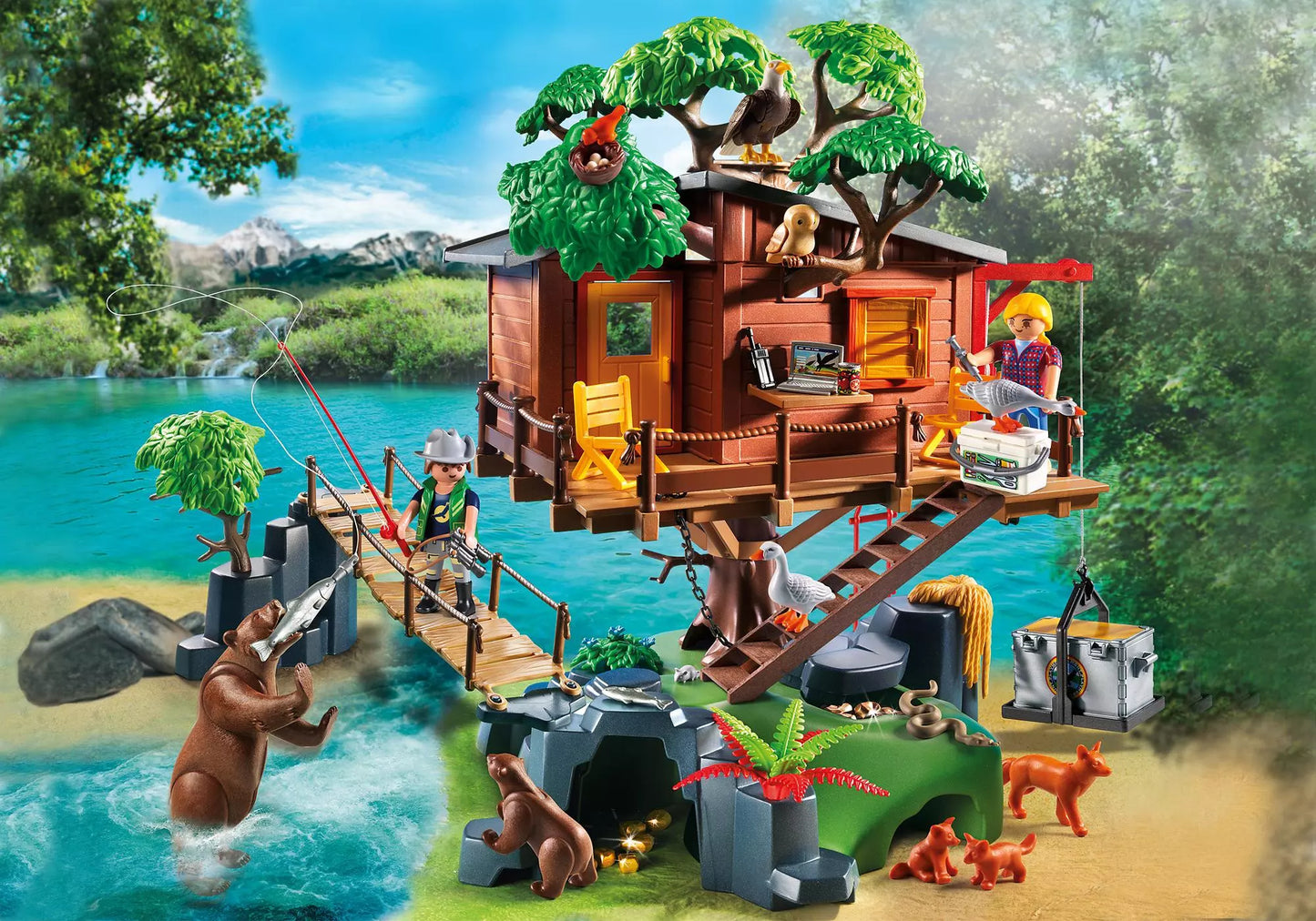 Playmobil 5557 Wild Life Abenteuer Baumhaus